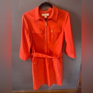 Michael Kors Burnt Orange Dress Size M